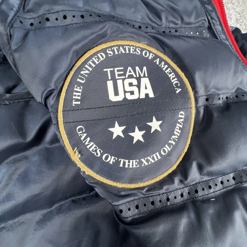United States Paralympic Team Jacket Mens 2XL Blue Sochi 2014 Nike USA AeroLoft - Picture 11 of 16